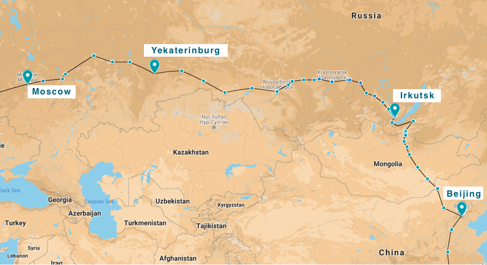 Moscow to Beijing by train